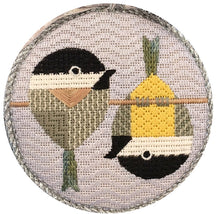 Load image into Gallery viewer, SP-007-SG Chickadees Hanging on a Wire Stitch Guide

