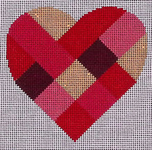 Load image into Gallery viewer, H-25 Patchwork Heart
